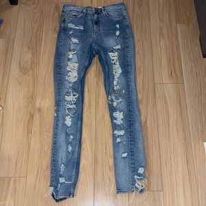 H&M Heavily Distressed Jeans TBD F